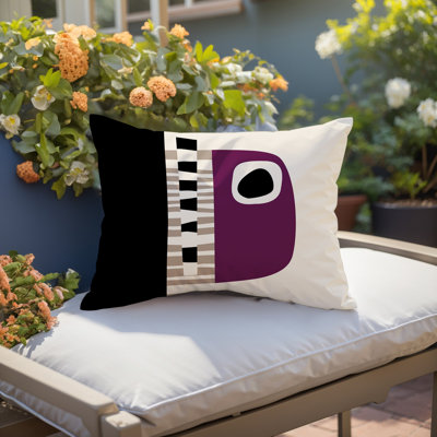Oreiller rectangulaire réversible intérieur / extérieur Rikka