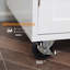 Îlot de cuisine avec chariot, tiroir, armoire de rangement et porte-serviettes-414163205