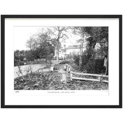 Ellingham, The Mill 1894 by Francis Frith - Single Picture Frame Print