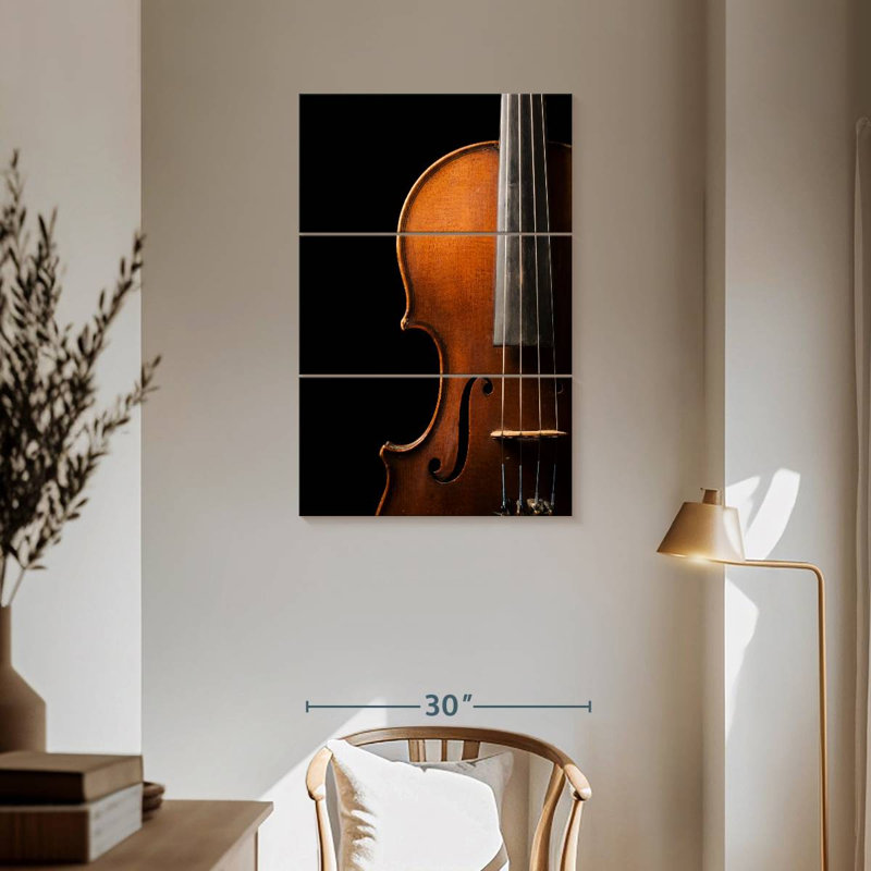 Arney Rare Violin, 57" H x 36" W