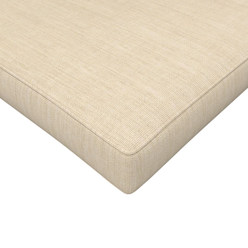 Wayfair Custom Outdoor Chaise Cushion With Sunbrella Fabric, Sunbrella® Canvas Flax, 21" W x 78" D