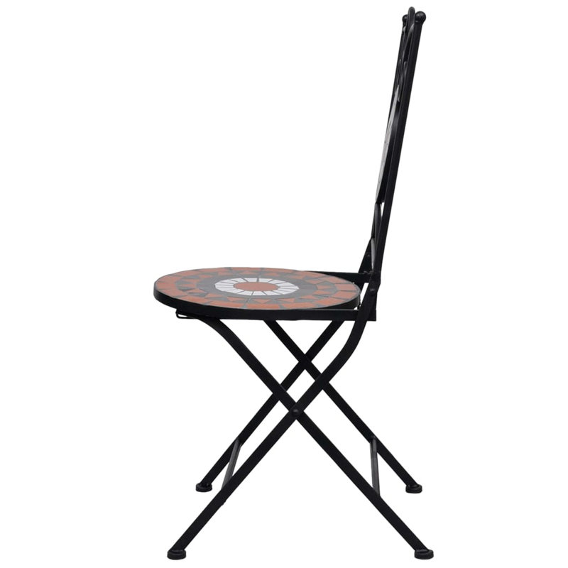 Lucan 2 - Person Metal Patio Dining Set with Square Table