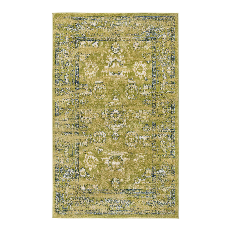 Oriental Indoor Rug, Rectangle 5'1" x 8'