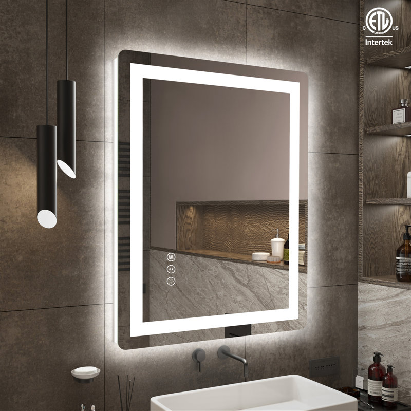 Miroir de meuble-lavabo de coin Dokes, 28 po x 36 po