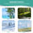 Outdoor Aluminum Pergola with Adjustable Louvered Roof and Solar LED Lights-104701538-104701540