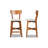 Upholstered Counter Stool with Solid Wood Frame-1941839678