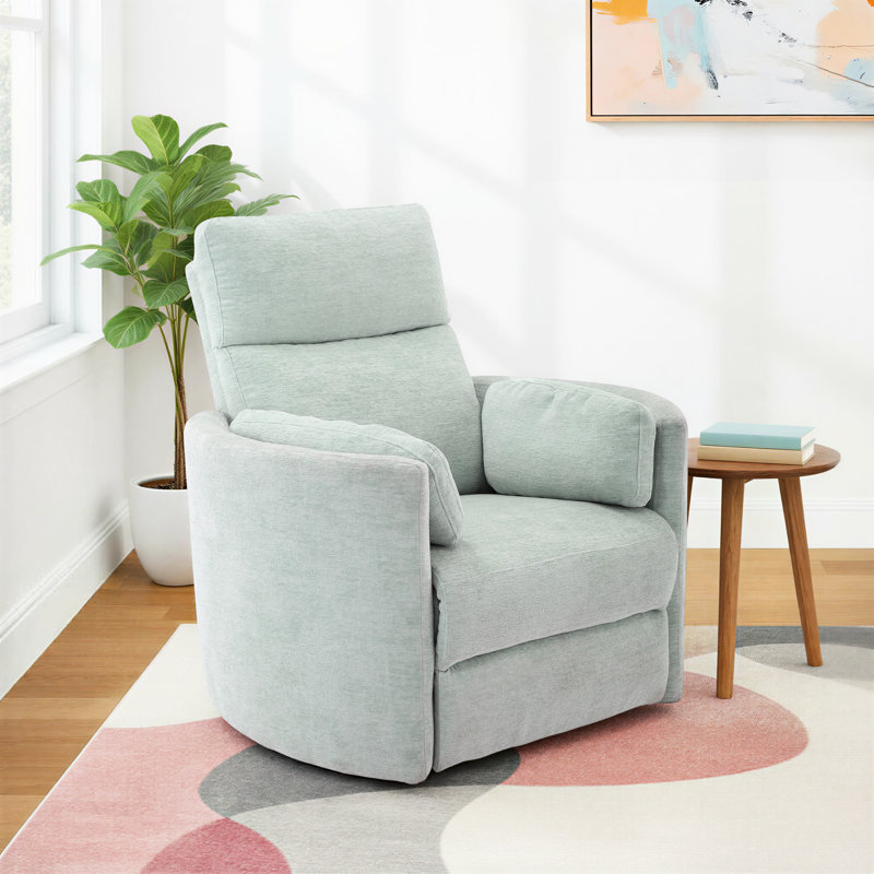Carnesha 40" W Power Swivel Glider Recliner (Set of 2), Windstream