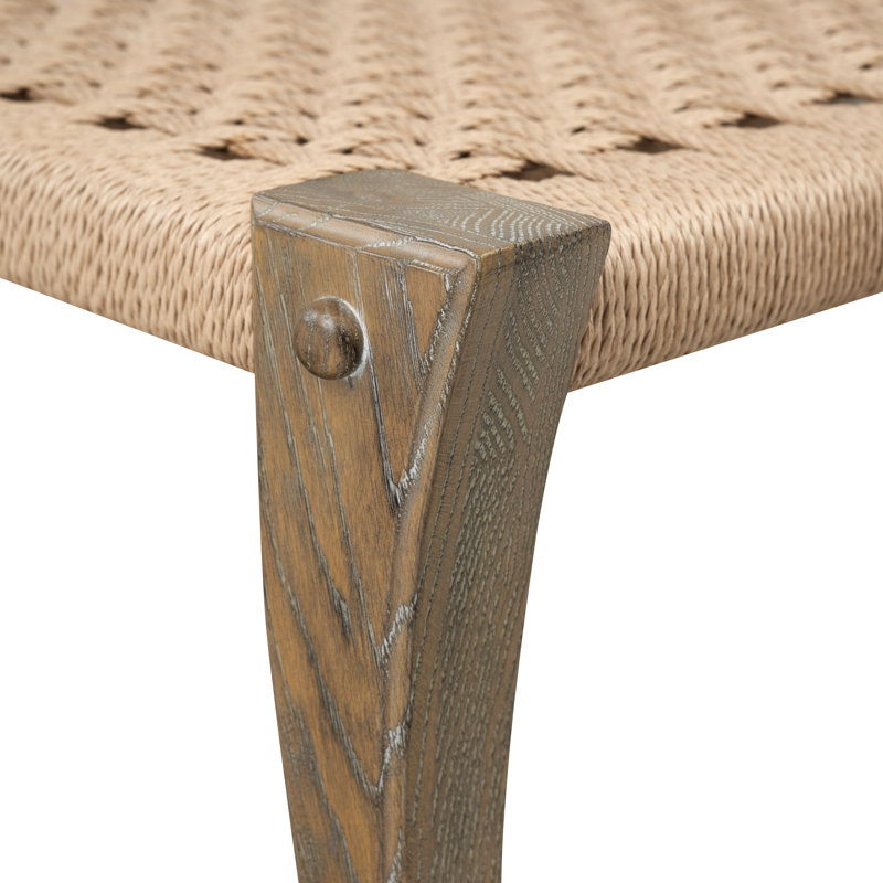 Milos Solid Wood Dining Chair, Driftwood