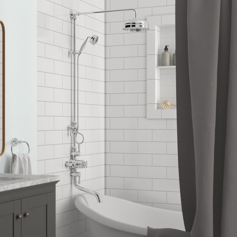Topaz Thermostatic Shower with Dual Shower Head