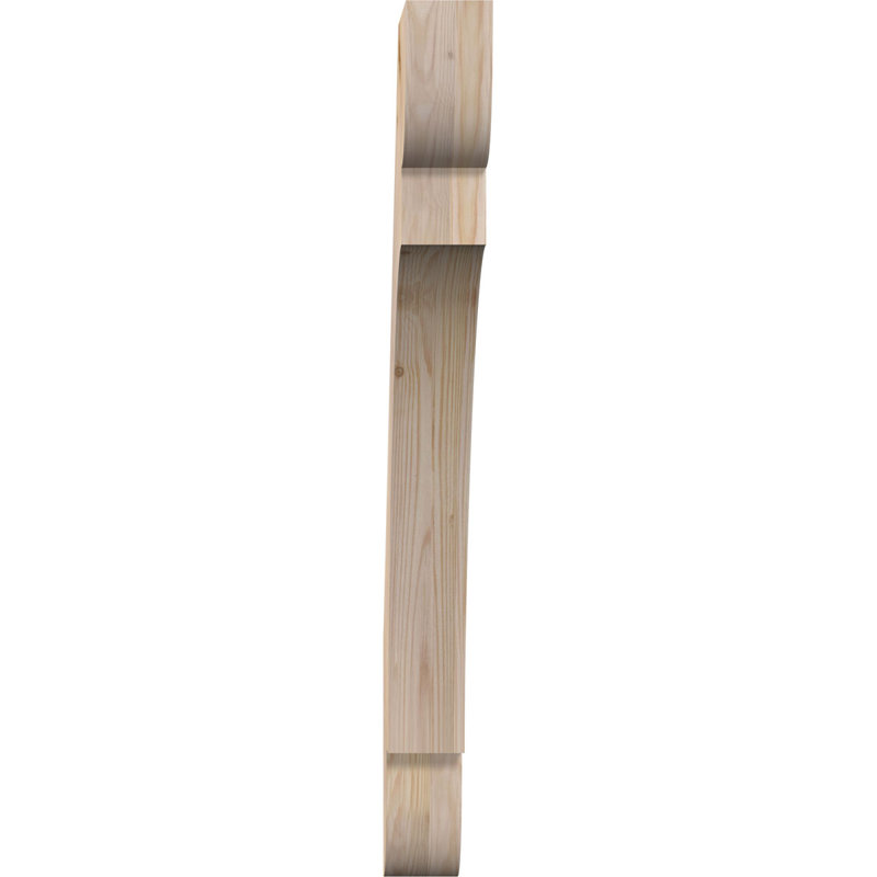 14" Smooth Douglas Fir Wood Corbel Brace