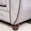 Canapé Chesterfield à accoudoirs roulés avec coussins réversibles 100 po Suffield