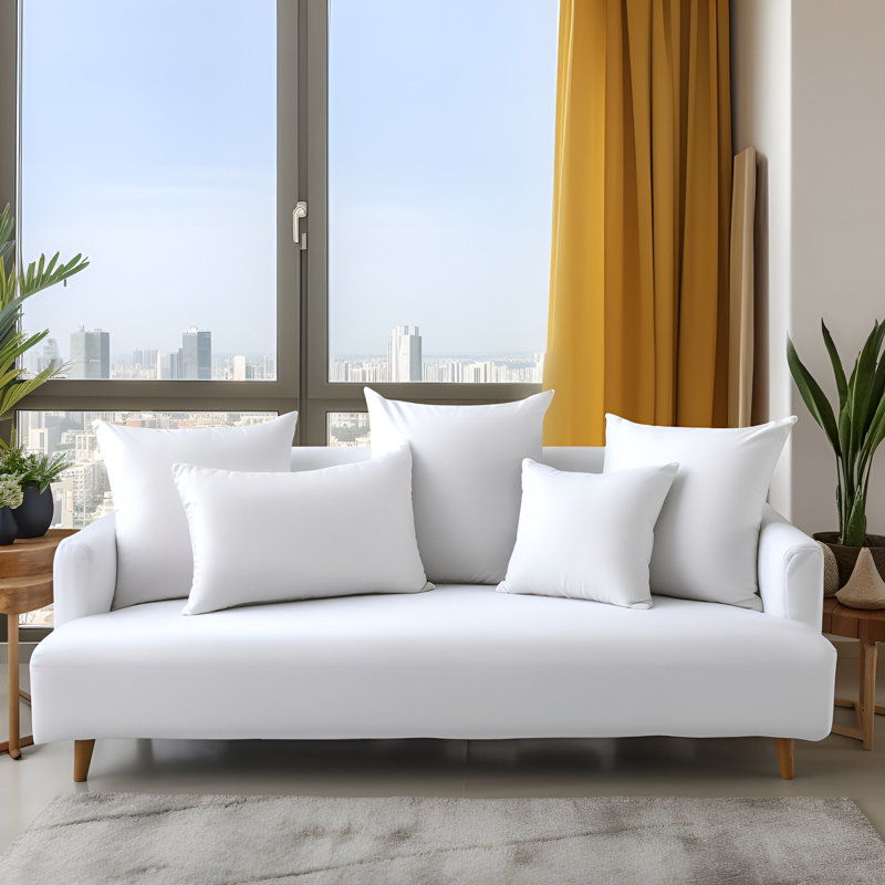 Duck Down Feather Throw Pillows (set Of 2), King