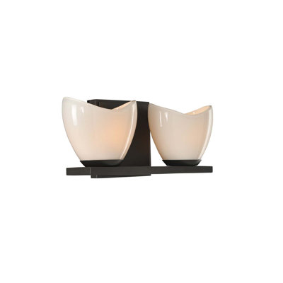 Applique murale de salle de bain Vero 2 LT en bronze anglais Kalco