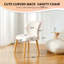 Chaise d'appoint moderne à dossier courbé-518287181
