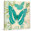 Teal Butterfly by Alan Hopfensperger - Wrapped Canvas Painting-161802224