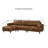 4 - Piece Faux Leather Upholstered Sectional-2026378926