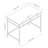 Hinnant Metal Base Writing Desk