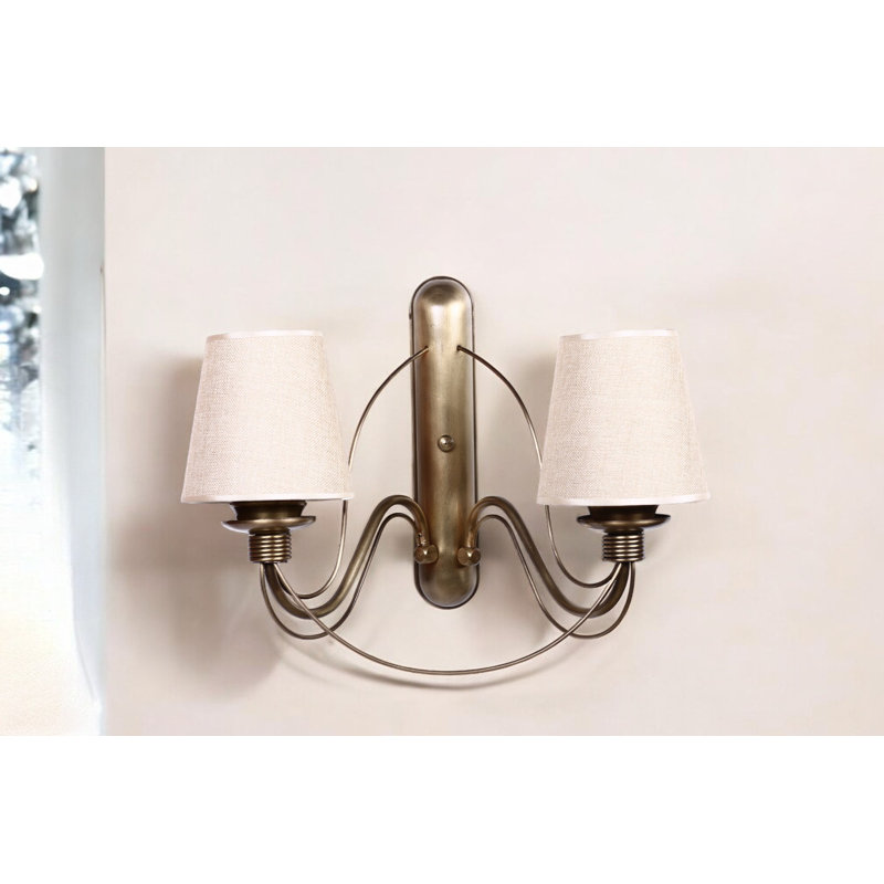Bobbi LED Wallchiere, Gold, White