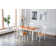 Raffe 4 - Person Solid Wood Solid Wood Top Four Leg Dining Set