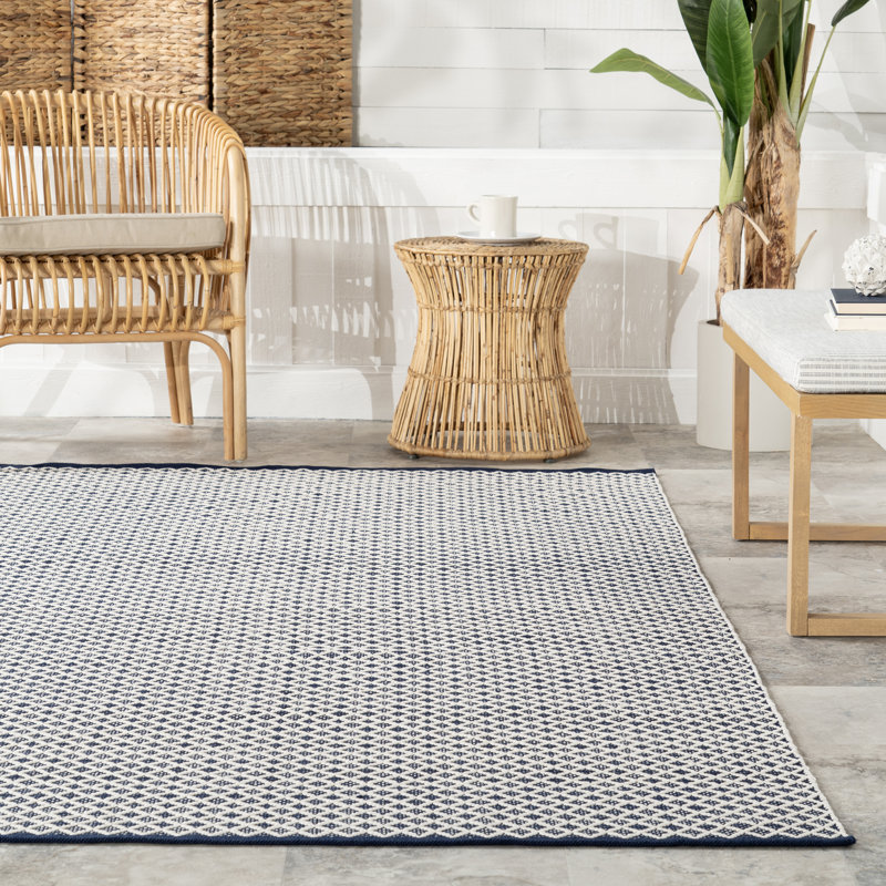 Home Conservatory Trellis Handwoven Indoor/Outdoor Area Rug, Runner 2'6" x 8'
