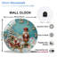 Horloge murale de Noël 12 po