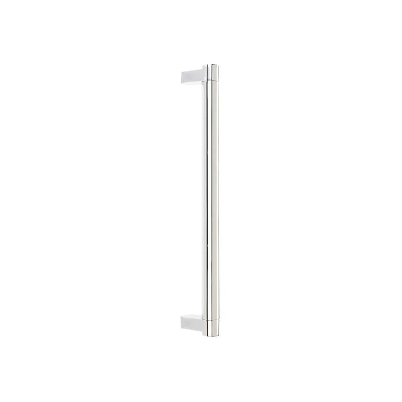 Emtek Select Appliance Pull Rectangular Stem & Smooth Bar, (GBTB), Polished Chrome, 24"
