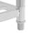 20 Inch Stainless Steel Utility Sink Free Standing Single Bowl with Faucet and Storage Shelf