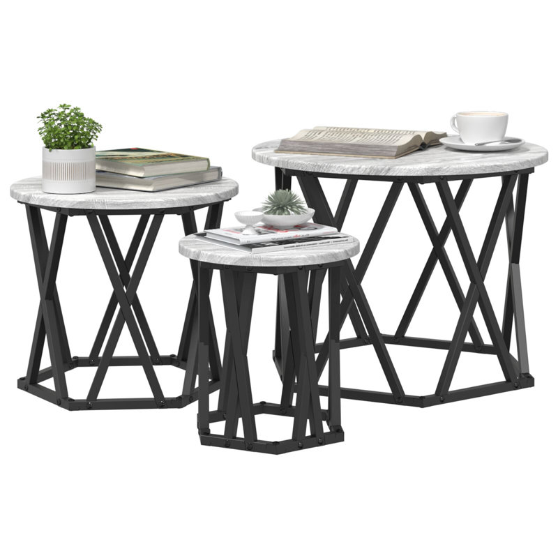 Coffee Table, Grey Sonoma