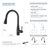 Bari-T Pull Down Single Handle Kitchen Faucet-73243940