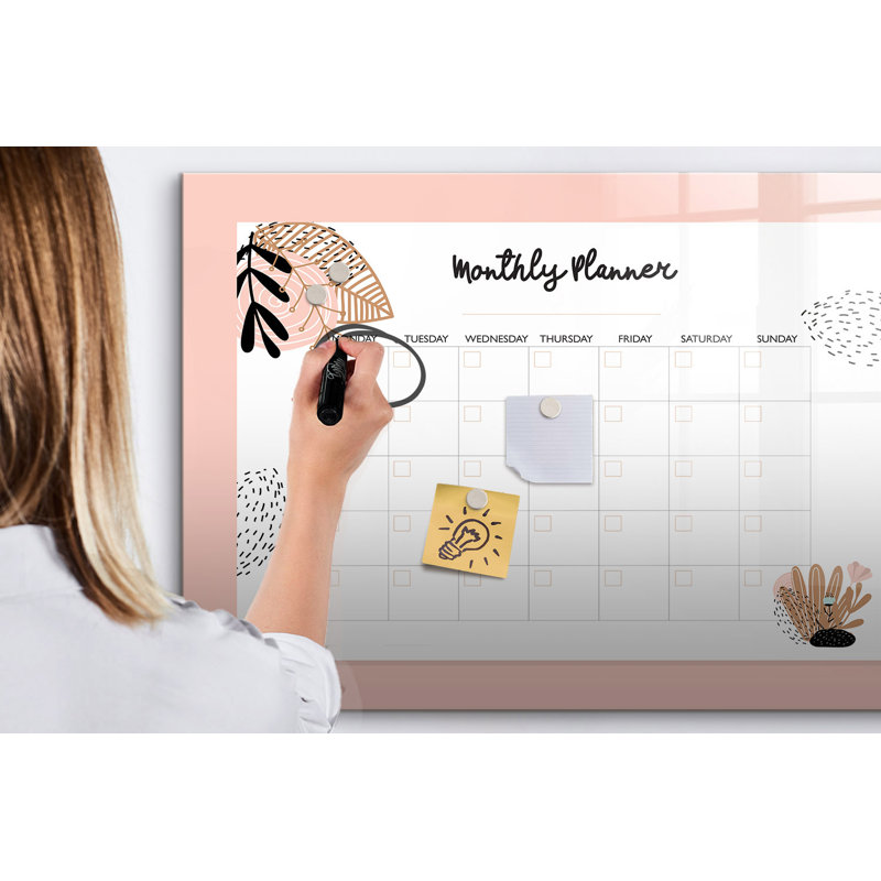 Magnetic Glass Dry Erase Board