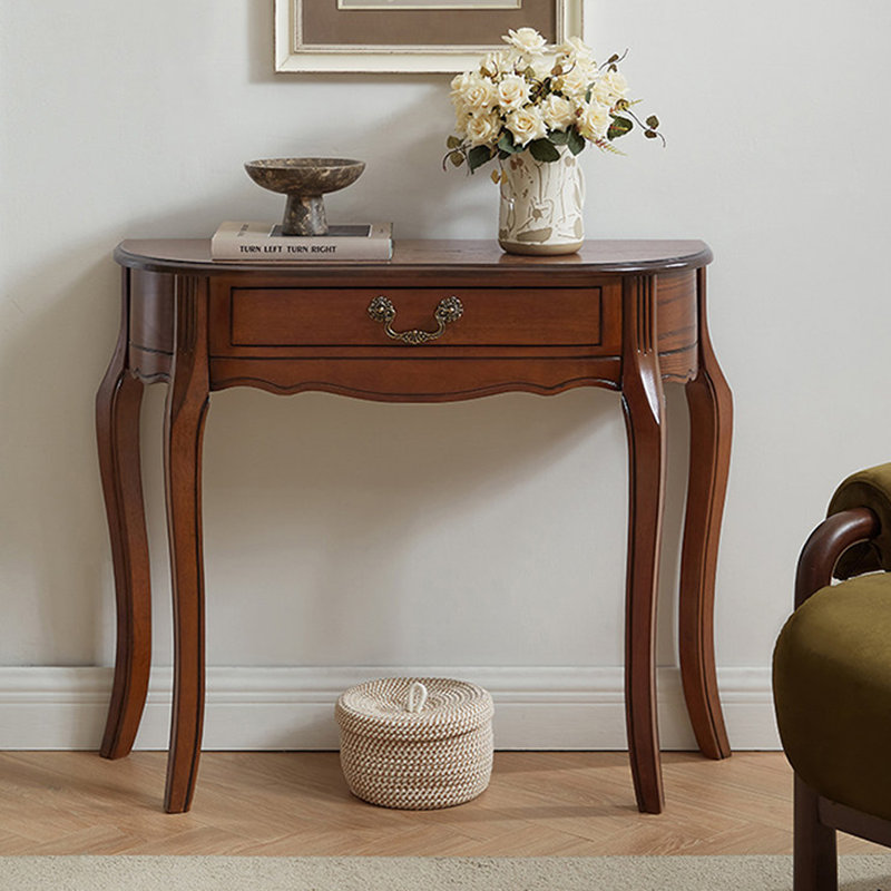 Console Retro, 23.62, Brun noyer