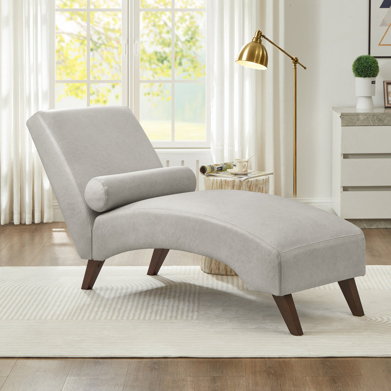 Méridiennes intérieures incurvées Comfort, pieds en cuir et cuir Tech, maison moderne