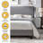Upholstered Platm Bed Frame