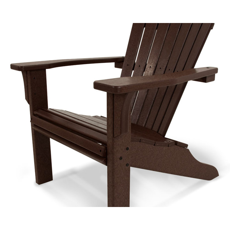 Adirondack POLYWOOD coquillage, Acajou