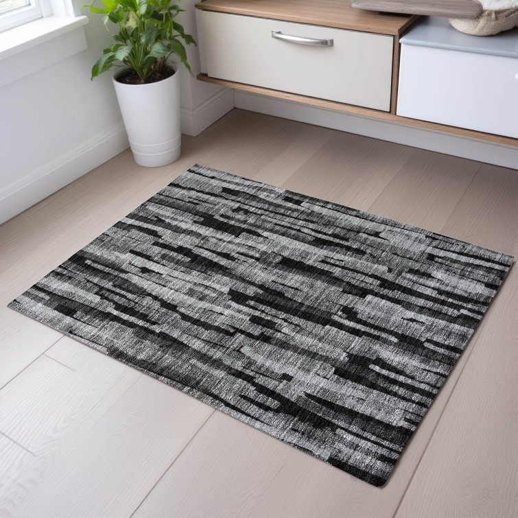 Premium Machine Washable Dahl AMF1079 Stripes Rug