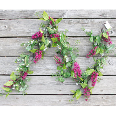 67'' in. Faux Lavender Garland
