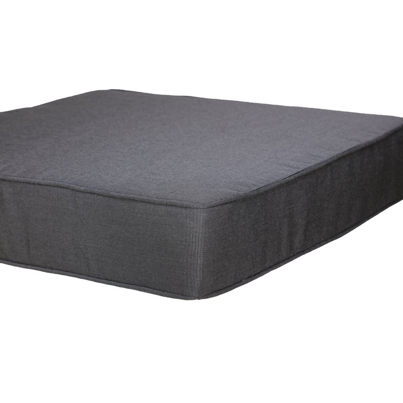 Coussin 1 pièce George Oliver, Gris foncé