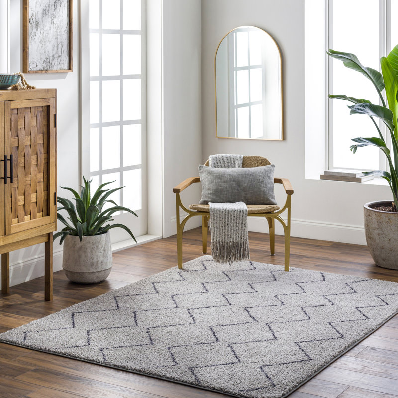 Pewter Machine Washable Area Rug, Rectangle 8'10" x 11'9"