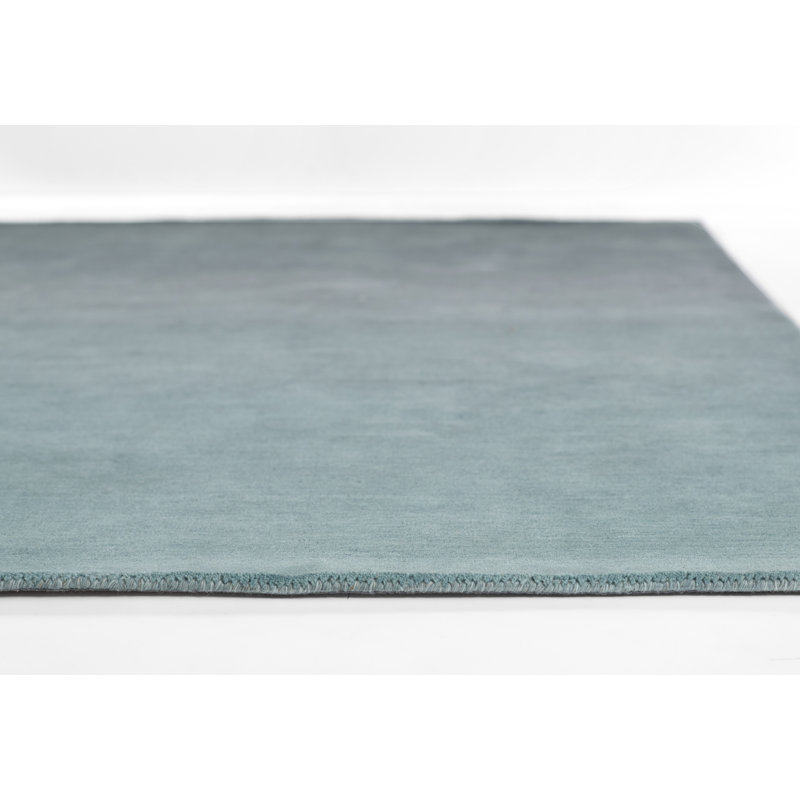 Momeni Hand Loomed Wool Ombre Area Rug in Blue, Rectangle 5' x 8'