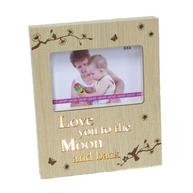 Beige Wood Matte Picture Frame