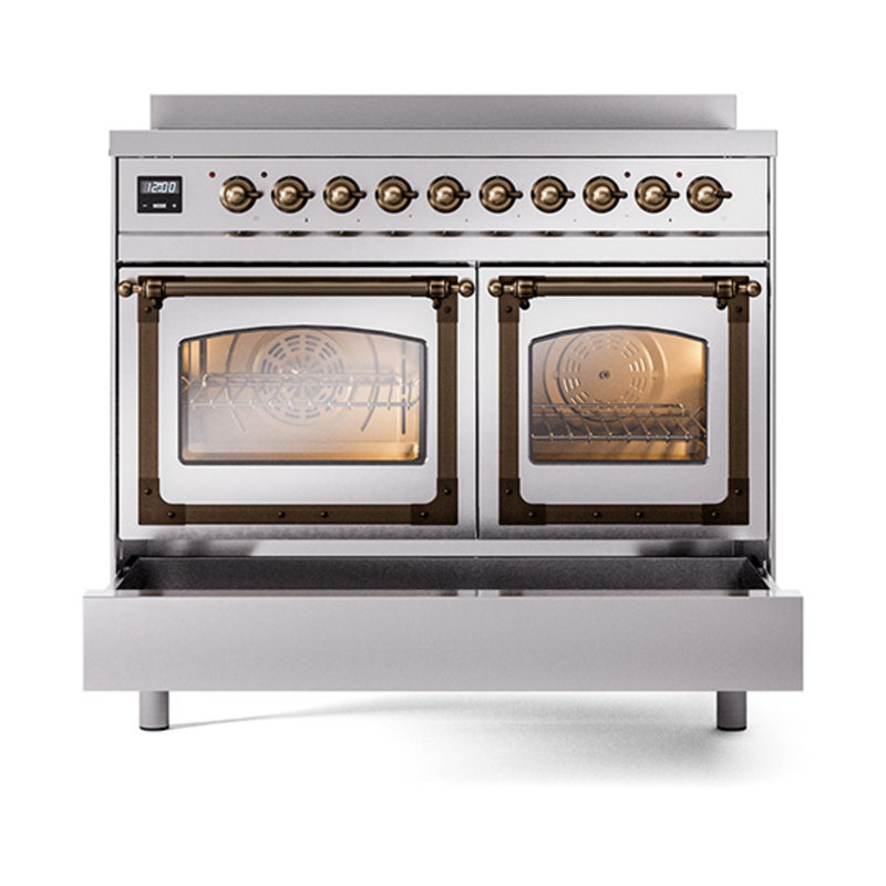 ILVE Nostalgie II Noblesse 40 po à induction, H 122 cm x l 81 cm