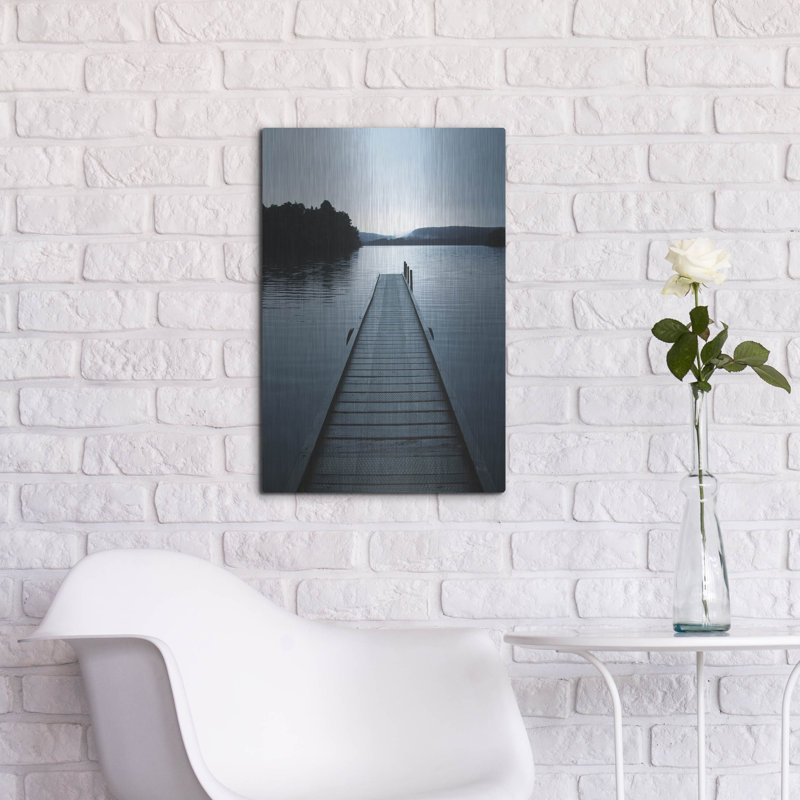 «Dock 3» par Photoinc Studio, art mural en métal, H 24 po x l 16 po