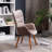 Doarnin Tufted Button Accent Chair, Single Upholstered Chair, Kitchen Dining Chair for Indoor-64388067