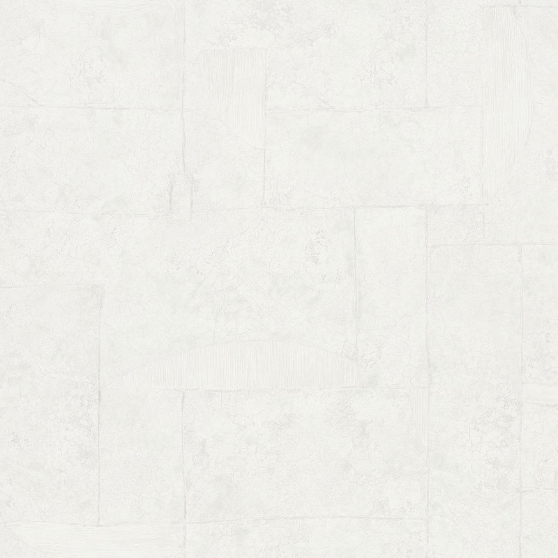 Air Collection Graphical Effect Textured Wallpaper Roll, White