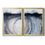 Geode Valley I - Ensemble de 2 peintures sur toiles encadrées-1447805809-1447805821