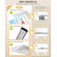 Séchoir à linge mural pliable - 32 po, conception peu encombrante