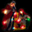 Silhouette de fenêtre de Noël 17,75 po