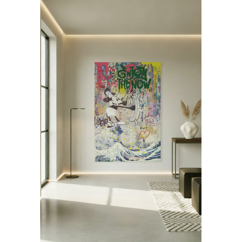 "Enjoy the Now", reproduction sur toile tendue, H 12 po x l 8 po