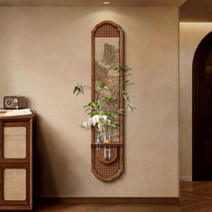 Nut-brown Oval Sandstone Wall art