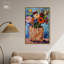 «Whimsical Flower Bag Canvas Vibrant Coastal», art mural par Art Remedy-104628584-104628586
